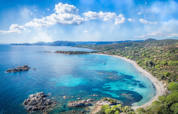 istock Landscape with Tamaricciu beach, Corsica 2192688088
