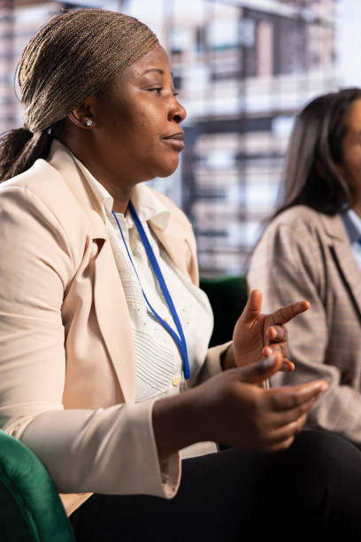 istock Multiethnic women executives uniting forces in a collaborative meeting 2192690105