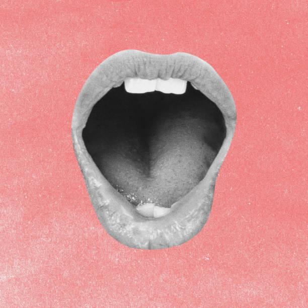 istock Woman lips with wide open mouth 2192690335