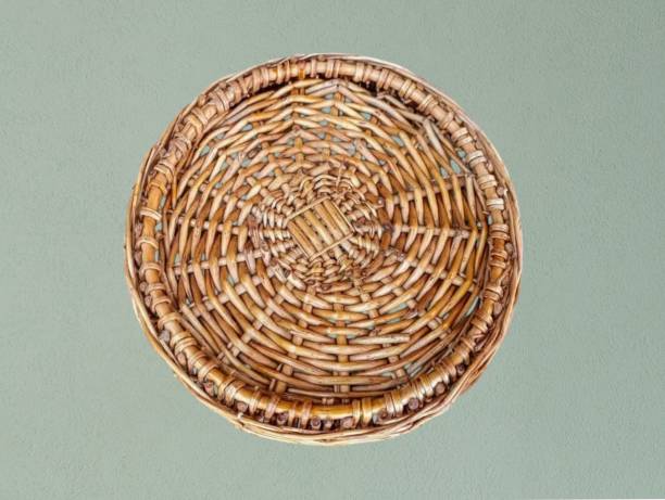 istock Patterns of bamboo and rattan weaving 2192691849