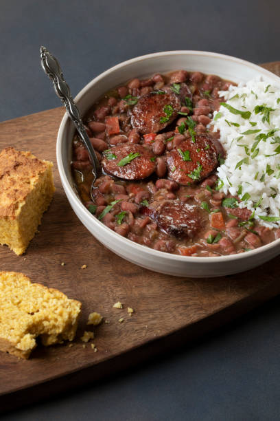 CLASSIC RED BEANS AND RICE WITH ANDOUILLE SAUSAGE