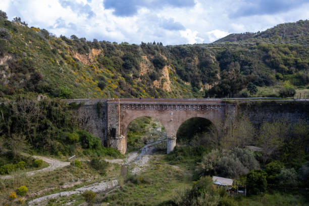 istock Old bridge and nature, Messina, Sicily, Italy 2192695153