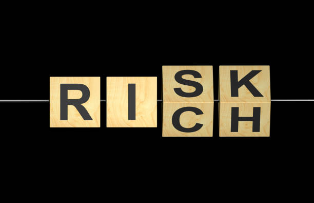 istock Flipping of wooden cube block for change risk and rich 2192696244