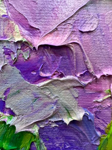 istock Purple paint washes on canvas 2192698510