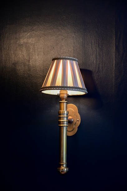 istock An English lamp on the wall. 2192700295