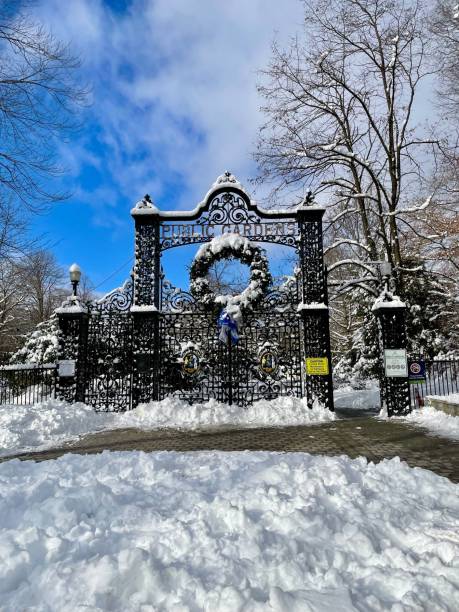 Halifax Public Gardens after the snow storm