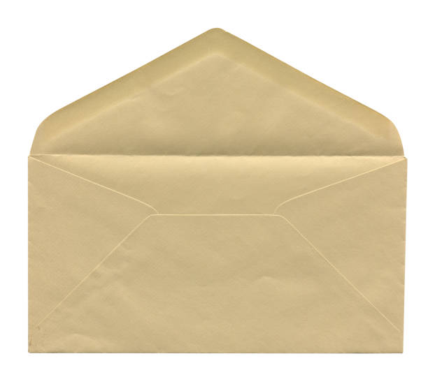 istock front view of old open aged brown paper long envelope isolated on white 2192713168