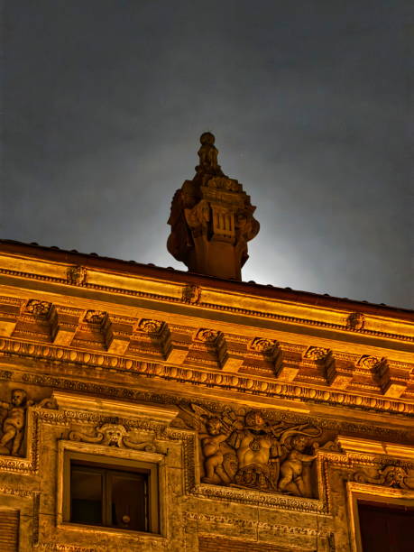 istock Illuminated Historical Architecture Against a Nighttime Sky in Rome, Italy in 2024 2192720176