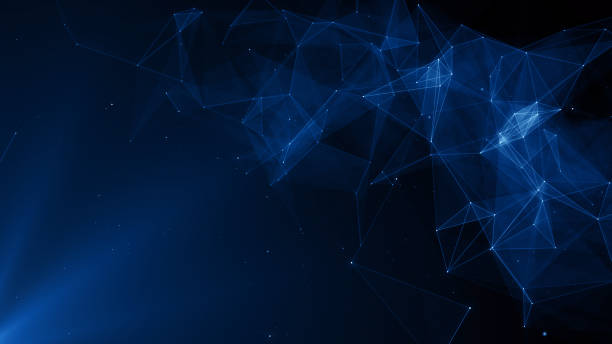 istock Technology tunnel digital business corporate abstract particles hex presentation broadcast background 2192740977