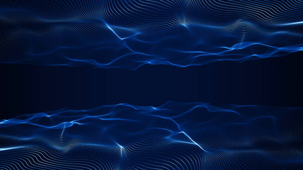istock Technology tunnel digital business corporate abstract particles hex presentation broadcast background 2192741021