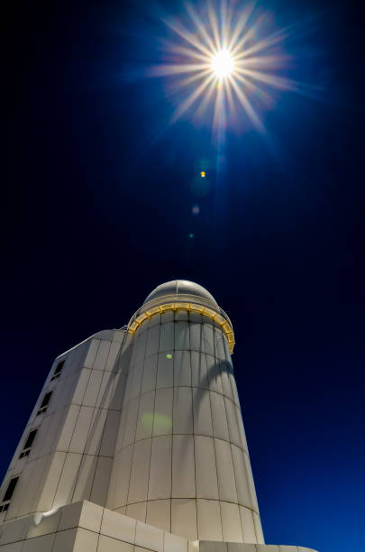 istock A white building with a telescope on top 2192741471