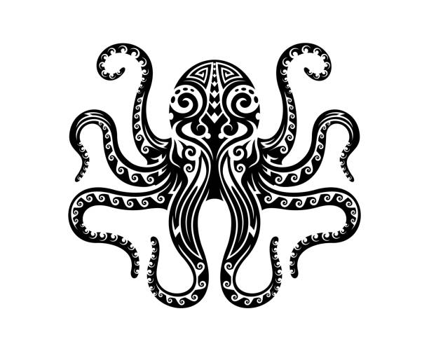 istock Maori tribal octopus ocean animal tattoo 2192746330