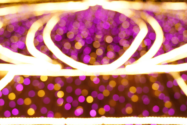 Beautiful light bokeh, bokeh of all colors, all sorts of color is very beautiful