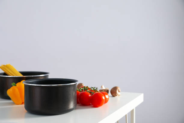 Concept of kitchen supplies and kitchen dish