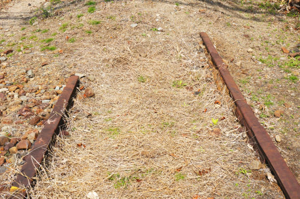 The end of the line was photographed.