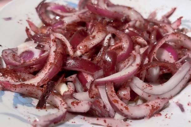 istock Fresh Red Onion Salad with Sumac Seasoning. 2192757631