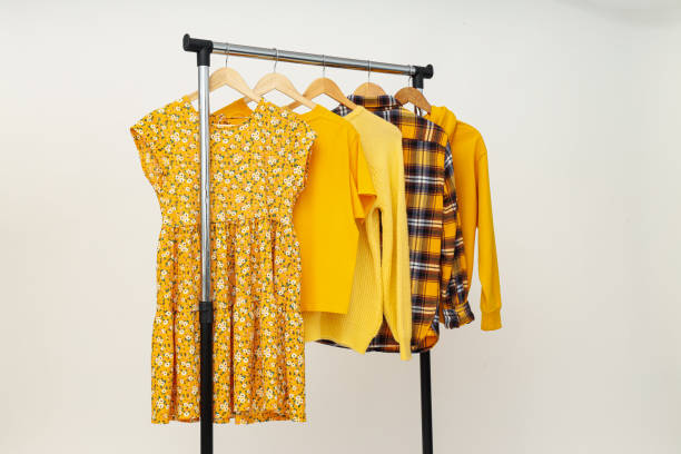 istock Wardrobe rack with different clothes, concept of different clothes 2192767826