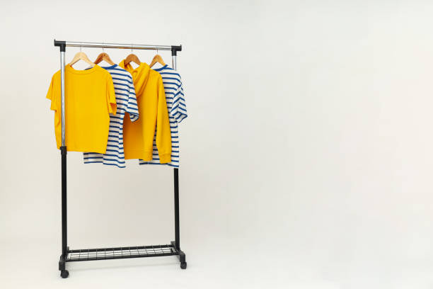 istock Wardrobe rack with different clothes, concept of different clothes 2192768249