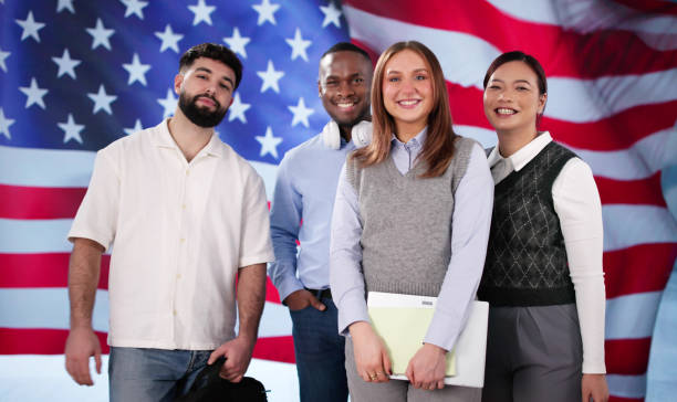 istock American Student Group. School Day Celebrations In Front 2192772440