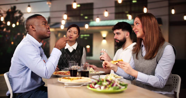 istock Evening Dinner Outdoors At Patio. Food Party 2192773911