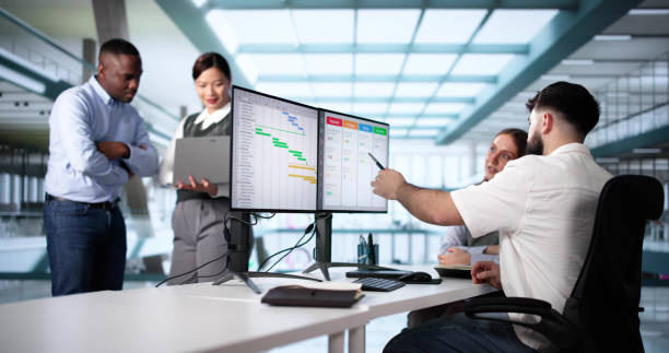 istock Agile Business Team Using Kanban Board 2192773988