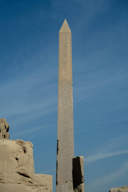 Egyptian Ancient Obelisk at Karnak. High quality photo