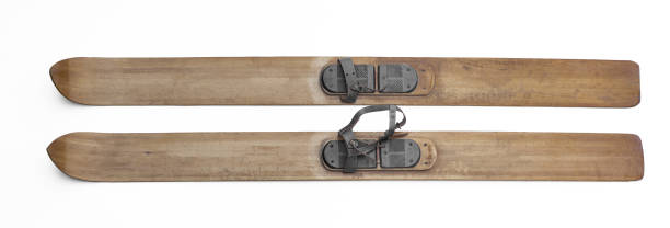 istock wooden hunting skis isolated on white background 2192774736