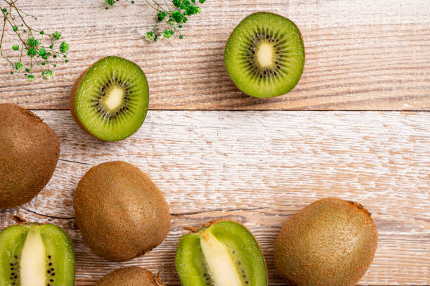 istock Juicy kiwi fruit - Chinese gooseberry. 2192775624