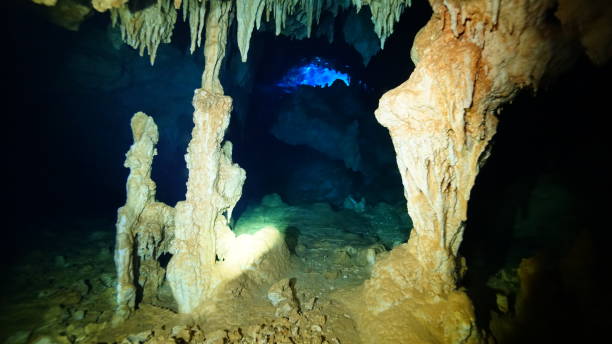 istock Cenote scuba cave diving 2192776360
