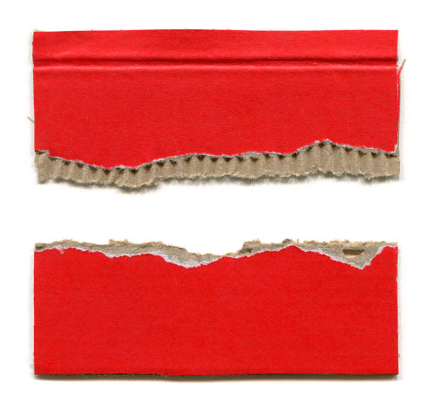 istock Old red cardboard paper texture background isolated 2192776914
