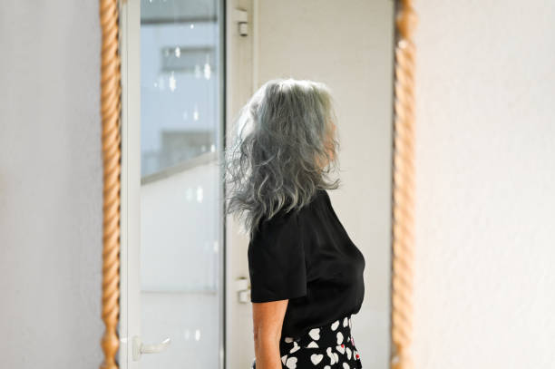 istock Mature woman profile view. 2192778364