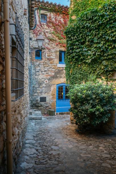 istock Rustic Stone House Covered with Green Ivy. Traditional Mediterranean Architecture in a Picturesque Village. Peratallada is a town on the Costa Brava, in northern Spain, Catalonia. 2192782989