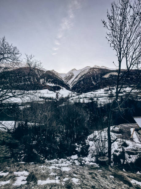 istock Snowy Mountain Landscape 2192783027