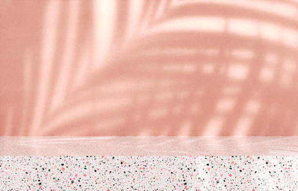 istock Beauty podium backdrop for product display with natural light beam and shadow. 3d rendering. 2192785435