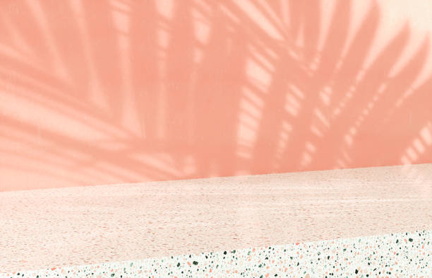 istock Beauty podium backdrop for product display with natural light beam and shadow. 3d rendering. 2192785477