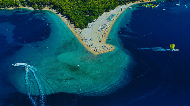 istock Beautiful shaped beach in Croatia 2192790786