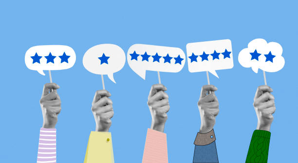 istock Customer Experience Concept Collage with People Raised Hand 2192791104