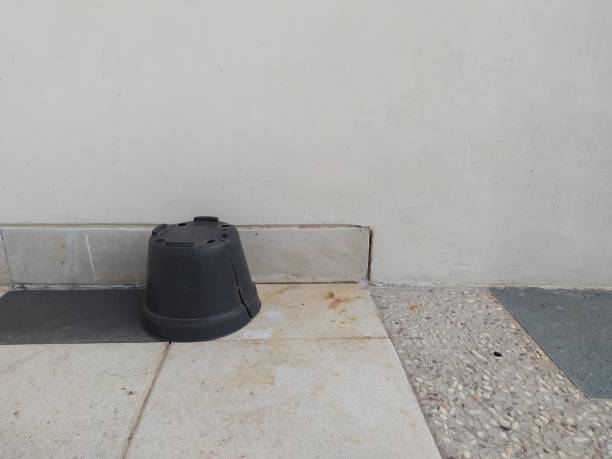 istock Plant pot made of plastic that is upside down 2192794217
