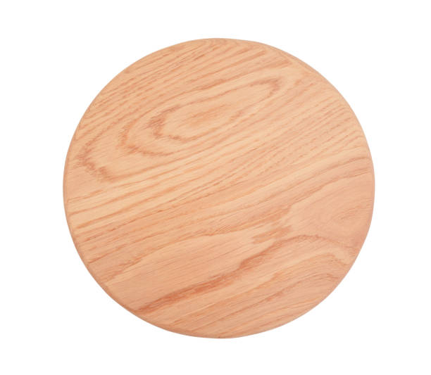 istock Wooden cutting board isolated on white. 2192796352