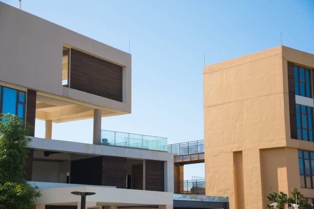 istock Modern commercial building with glass balconies. 2192797231