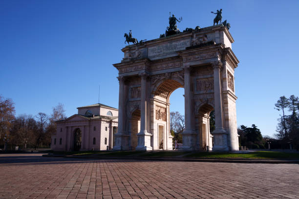Sempione Gate in Milan-Italy, is a gate whose main motif is the \