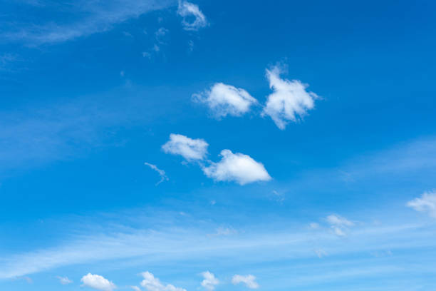 istock Serene Blue Sky with Scattered Cumulus Clouds Peaceful Nature Background 2192801647