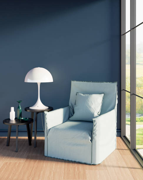 istock Large luxury modern bright interiors Living room mockup illustration 3D rendering image 2192803452