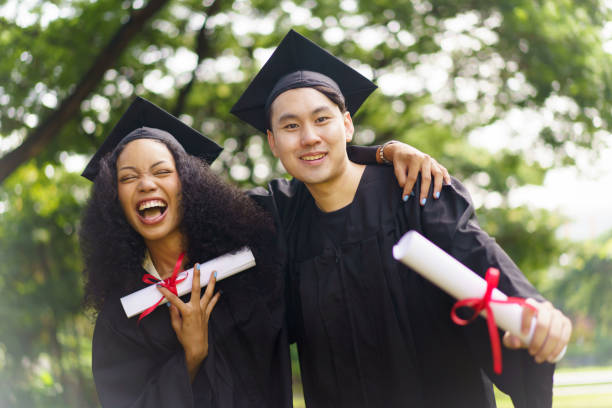 istock Young graduated student portrait in the university graduation ceremony. 2192808713