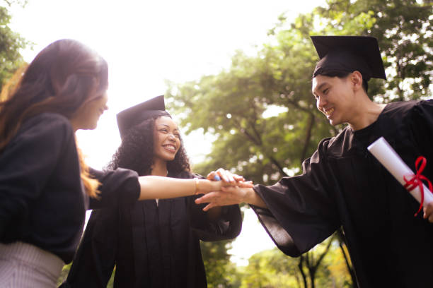 istock Young graduated student portrait in the university graduation ceremony. 2192808720