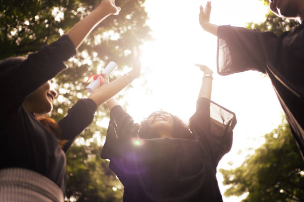 istock Young graduated student portrait in the university graduation ceremony. 2192808765