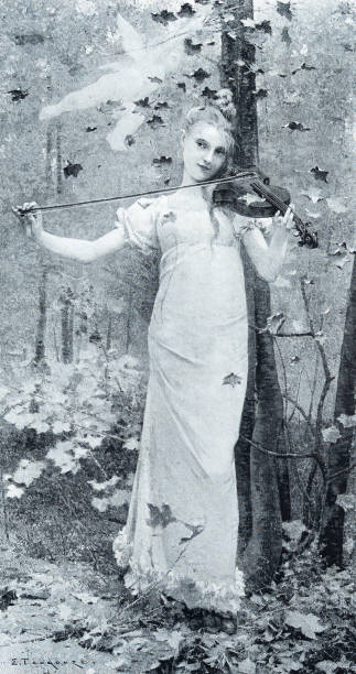 Antique image from French magazine