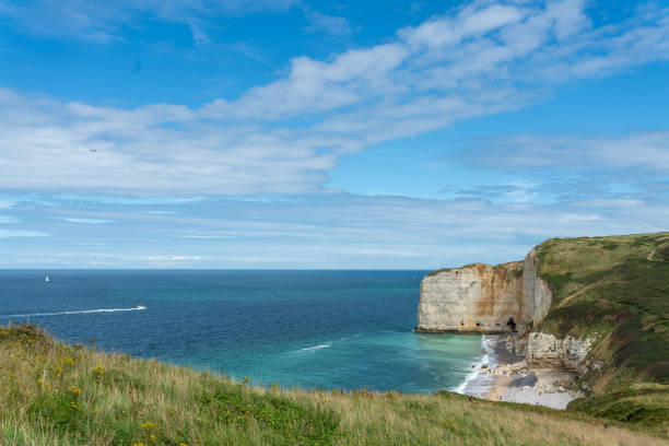 istock Etretat beach in France 2192811298