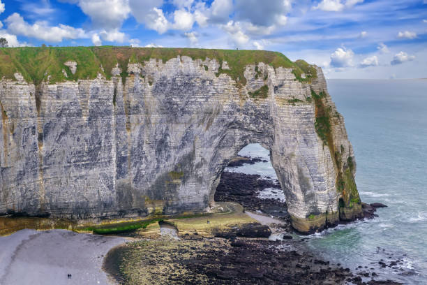 istock Cliffs in Etretat, France 2192812545