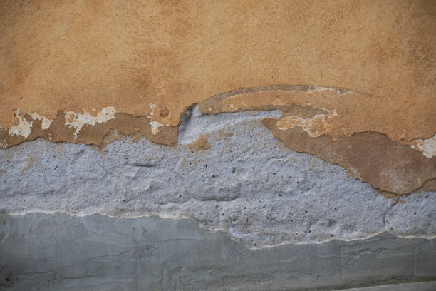 Close up of wall texture. Shot taken in old town Ortigia, Siracusa, Italy, Europe